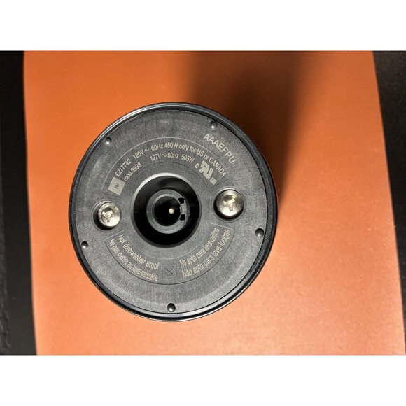 Nespresso Aeroccino Milk Frother Black Stainless Steel Coffee Maker - Picture 4 of 5